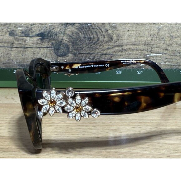 Kate Spade Women's Eyeglasses Or Sun Amelina 0Z61 Tortoise Cat Eye Frame 135 - Picture 3 of 16